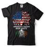 American Irish T-shirt Irish Roots Tee Shirt Ireland USA Flag Tee Shirt