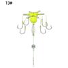 Carbon Steel 6 Hook Fishing Bait Cage Set with Sea String Hook, Sinker Float and Feeder
