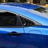 Window Louver Cover Trim For Honda Civic Sedan 2016-21 Side Vent Glossy Black ,