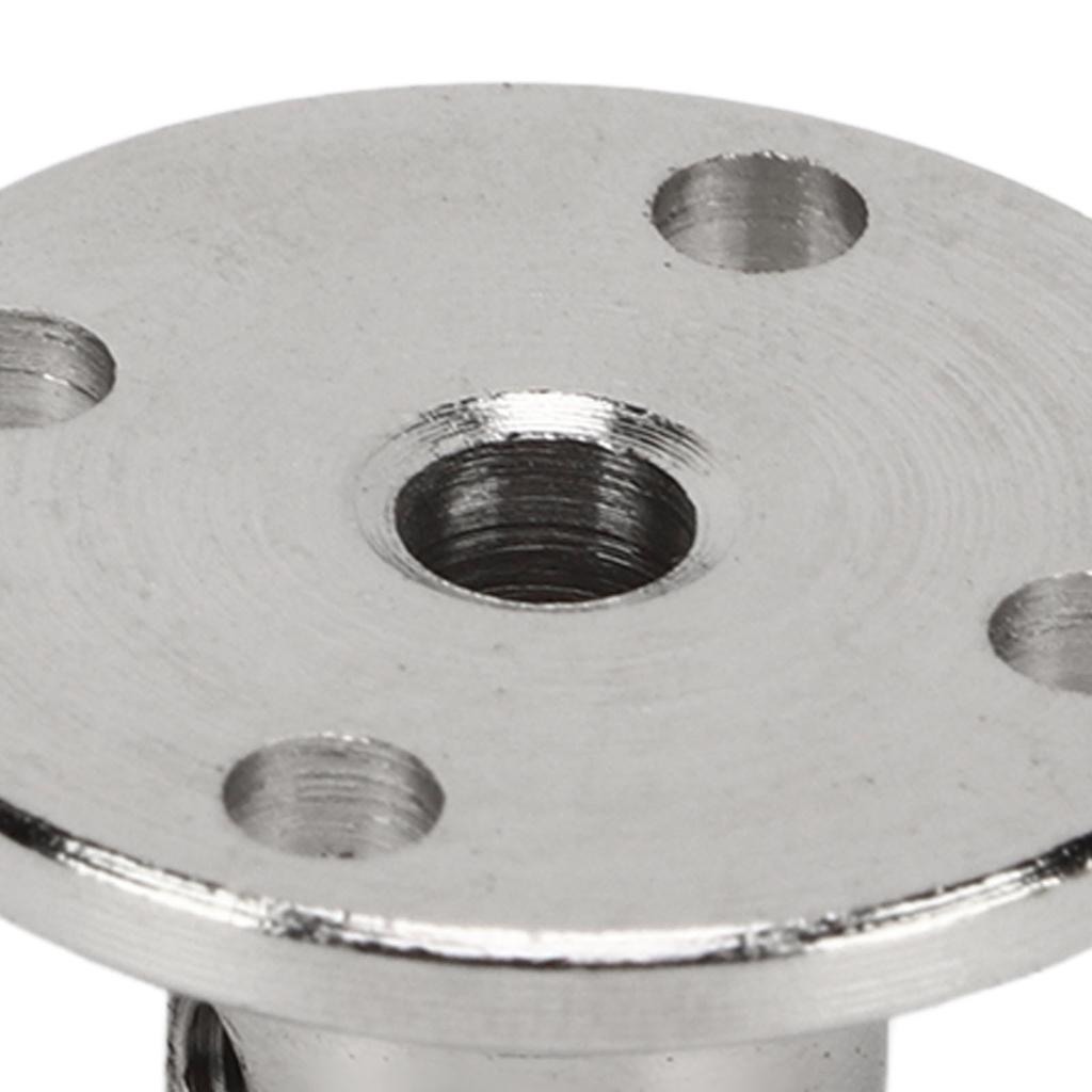 5PCS 4mm Flange Coupling Connector Steel Rigid Guide Model Coupler Accessory Shaft Axes Fittings for DIY RC Model Motors