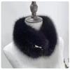 Elegant Faux Fur Neck Collar Fluffy Neck Protection Scarf Soft Winter Warm Coat Fake Collar