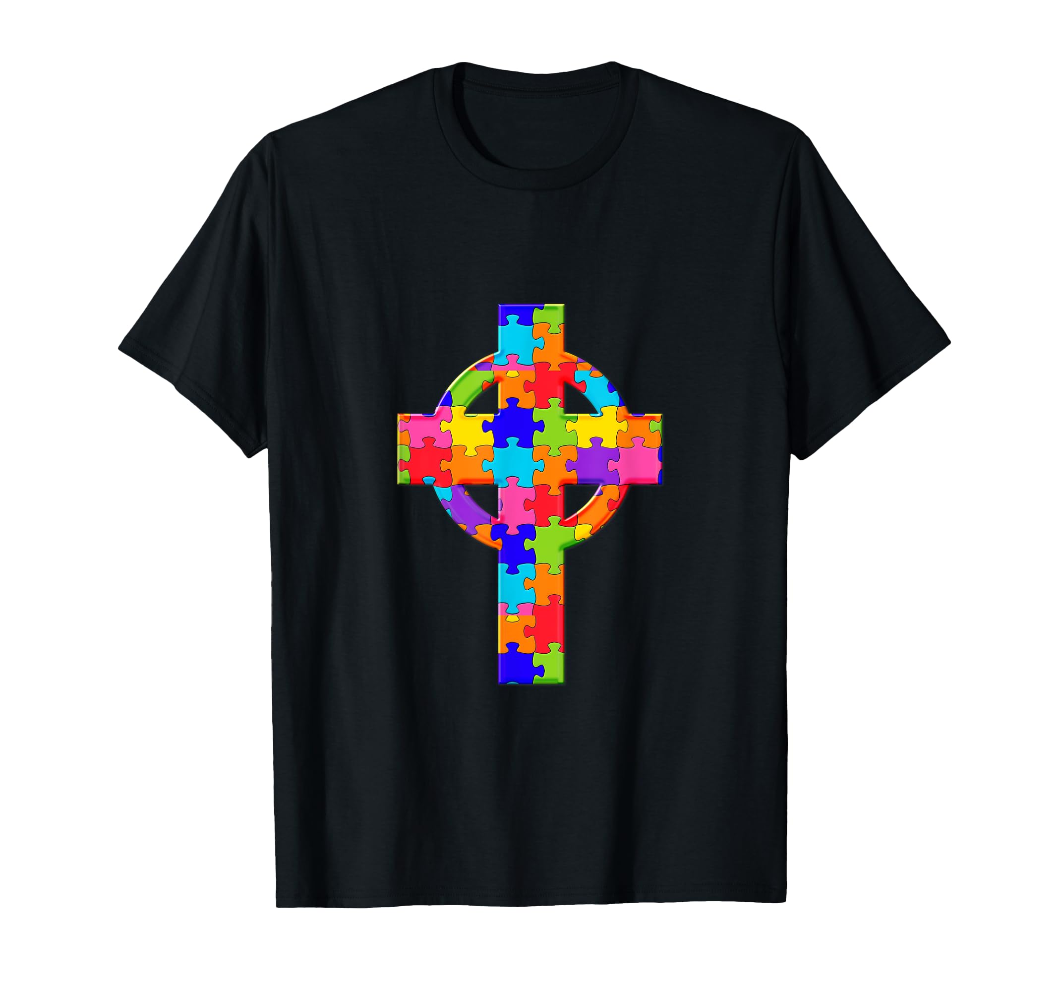 

Cross Jigsaw Autism Puzzle T-Shirt
