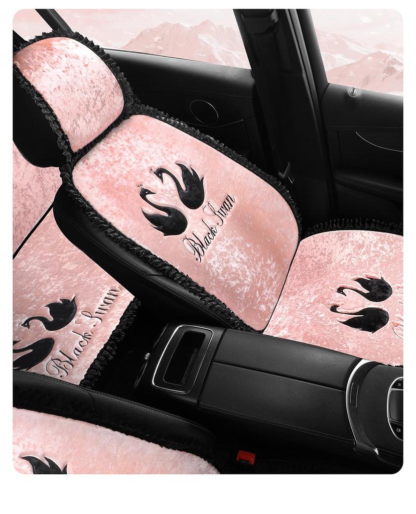 Warm Plush Seat Cushion for BYD Yuan, Song Pro, Qin Plus DMI, Dolphin, Seal, Destroyer 05