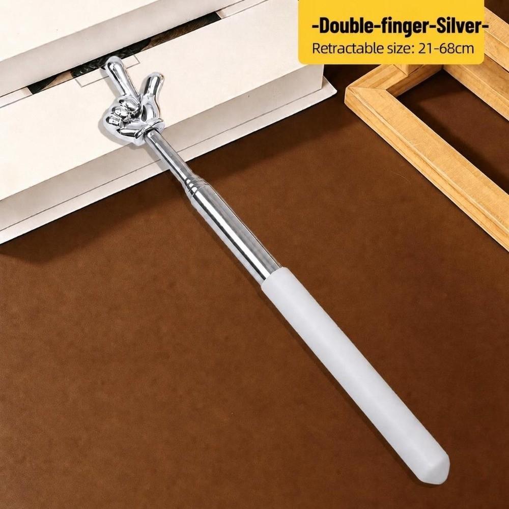 Finger Design Retractable Reading Stick Extendable Teaching Stick Pointing Rod  Kids Reading