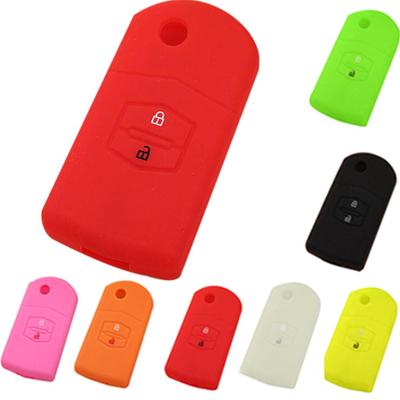 Silicone Car Key Cover Remote Cover Case For Mazda 2 3 5 6 8 Mazda CX 5 CX-5 CX-7 CX-9 MX-5 Atenza