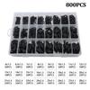 800PCS Rubber O-Ring Seal Gasket Set OD 6mm to 28mm Thickness 1.5mm 2.4mm 3.1mm