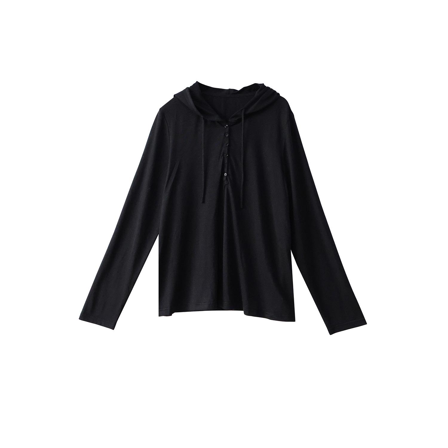 Plus Size Women s Korean-Style Hooded Knit Pullover - Slimming, Loose Fit 2XL (70-80 kg)