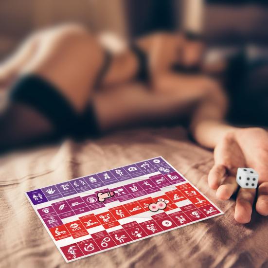 Paar Intimitäts Brettspiel 43 Aufgaben Erwachsene Paare Interaktives Würfelspiel Freundin Freund Hochzeitsjubiläum Valentinstag Geschenk
