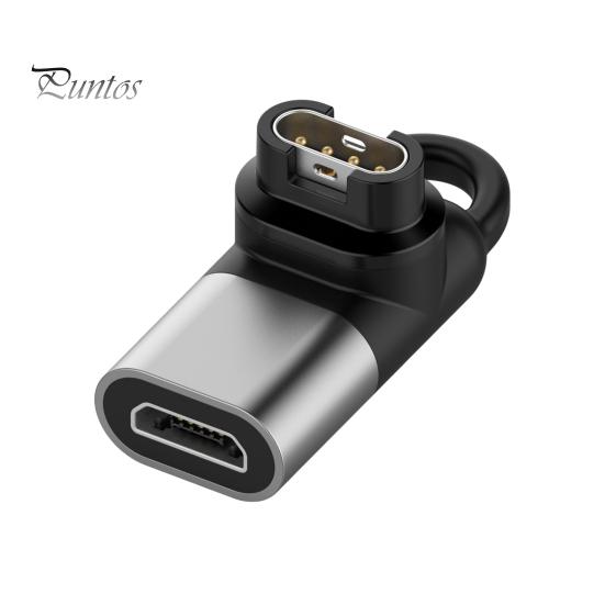 

Конвертер для зарядки смарт-часов, простой в использовании, универсальный, небольшой, портативный, дизайн, адаптер для зарядки часов GarminFenix 7/7X/6S/6X серебряный