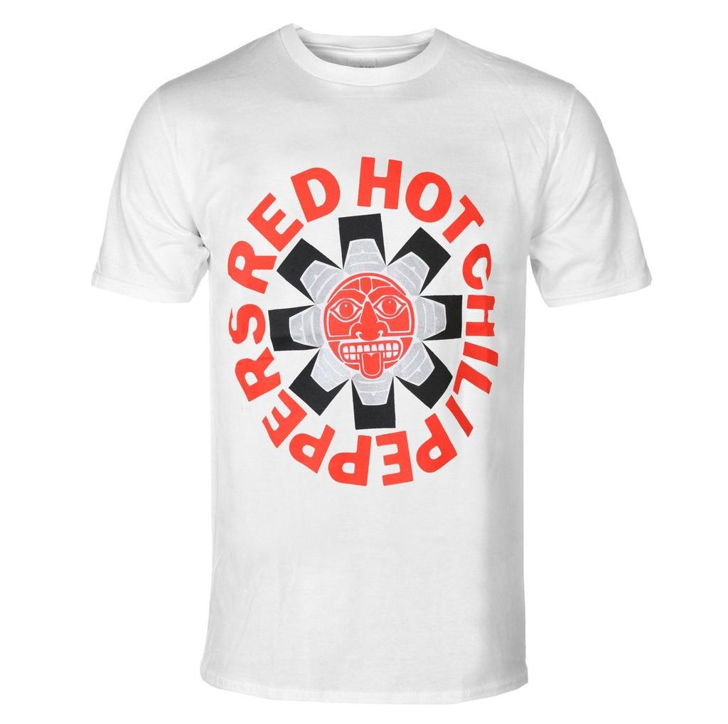 Red Hot Chili Peppers Band Blood Sugar Sex Magik Quattro Lati Ritratto del Membro Rosa Spinosa Rosa Grafica Vintage Copertina Album T-shirt