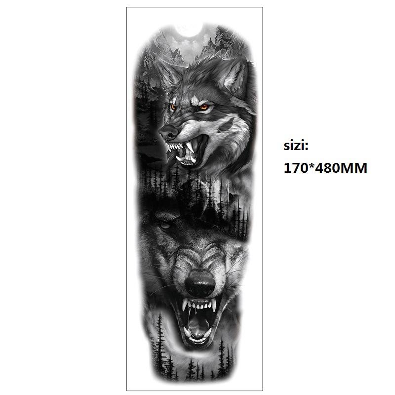 

Хэллоуин Полная рука Большая картинка Цветок Рука Водная переводная Праздничный Мультяшный Череп Тыква Смешная Имитация Тату-наклейка 170*480MM