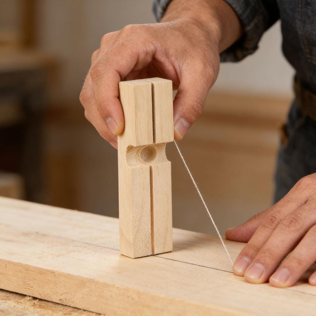 Multipurpose Carpenters Marking Gauge For Smooth Edging & Grooving Operations Wooden Tape Guide And Edge Rounding Tool