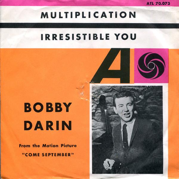 

7-дюймовая пластинка BOBBY DARIN Multiplication Irresistible You ATL70073 Atlantic 1961 Швеция Рок Б/у