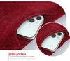 Embroidered Winter Plus Cotton Jacket for Middle-Aged & Elderly Women, Grandma and Mom, Velvet Lined for Cold Protection