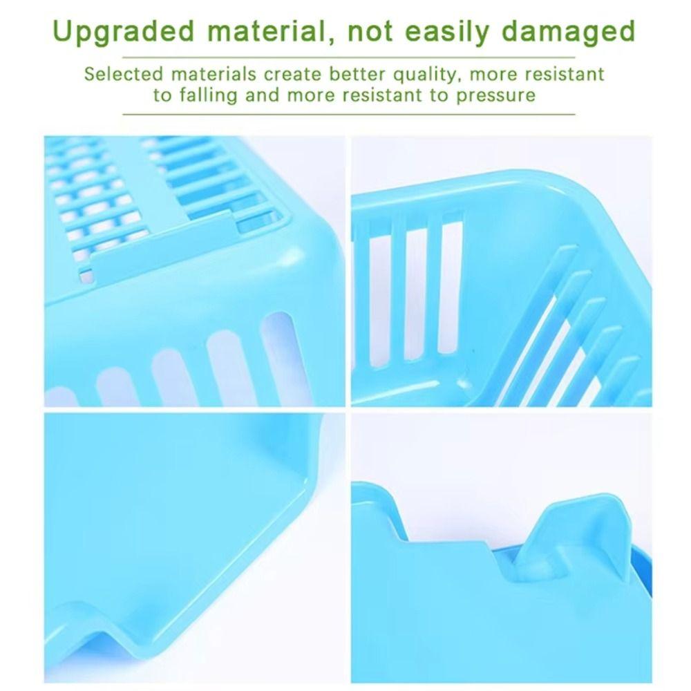 Durable Utensils Drainer Rack Plastic Storage Basket Drain Bowl Rack Dish Drying Rack  Chopsticks