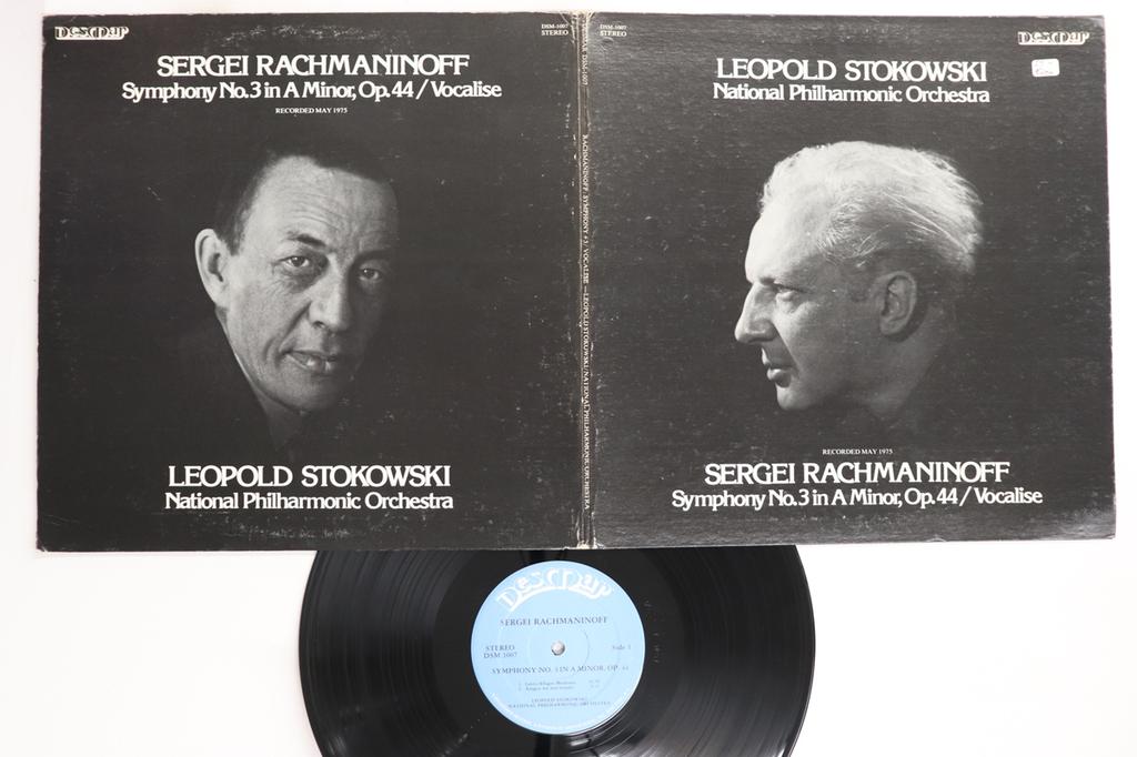 LP Record LEOPOLD STOKOWSKI, NATIONAL PHILHAR - Rachmaninoff Symphony No.3 In A Min DSM1007 DESMAR 1975 US Classical Used