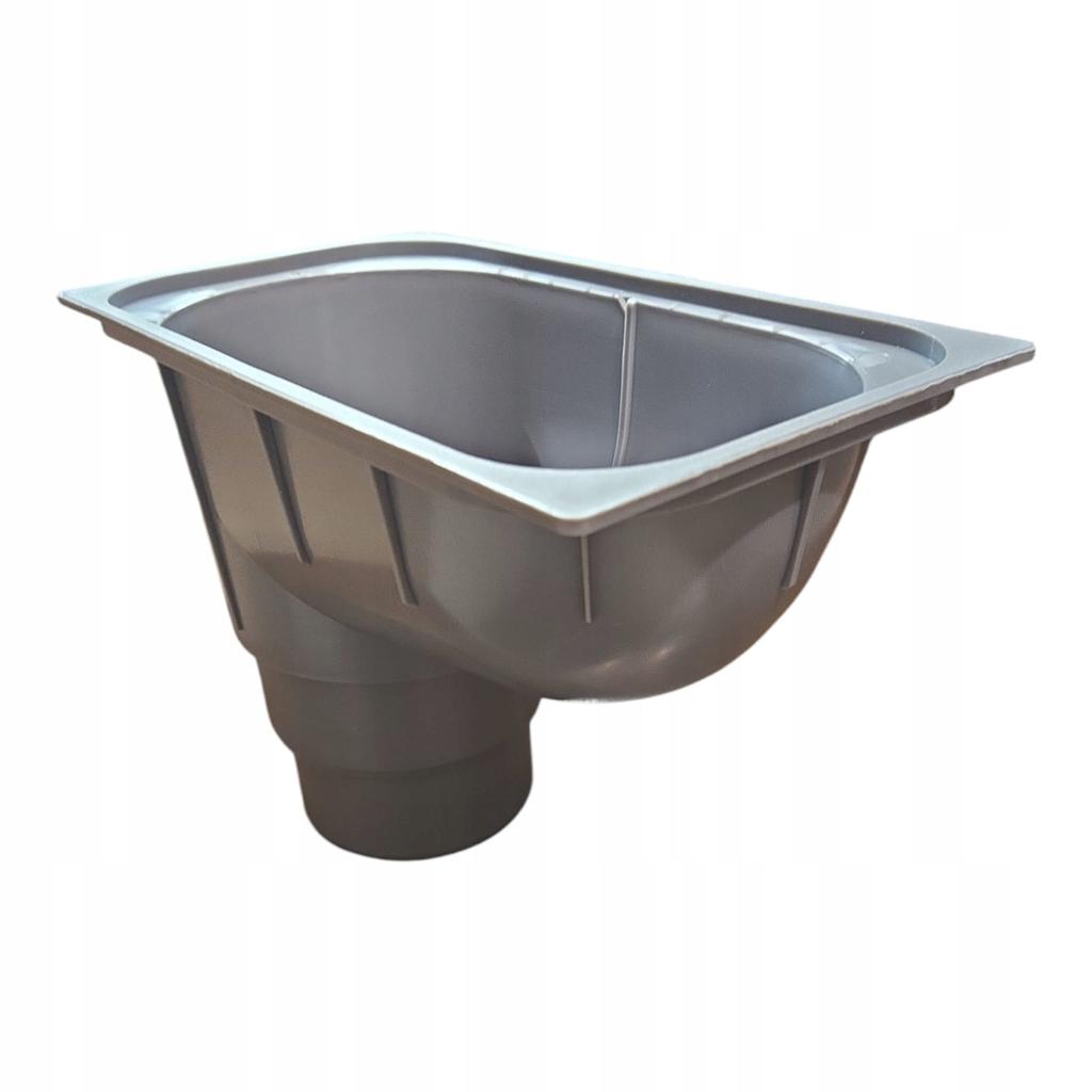 Gutter Sediment Tank 110/125, Gray