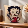 Cushion Cover Car Throw Pillow Case For Sofa Car Christmas Gift ANIME Cute BBetty Boop