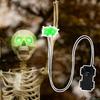 Light Up Eyes Halloween Skull Cosplay Light Up Eyes With Timer LED Decorations Spooky Props For Tombstones Skeletons Outdoor
