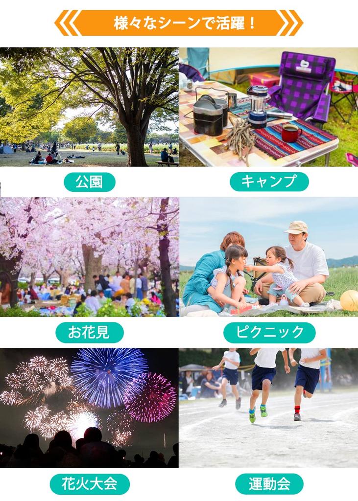 Ieeform Insulated Waterproof Leisure Sheet Thick Picnic Sheet Aluminum Sheet Lightweight Folding (200x200cm, Multi)