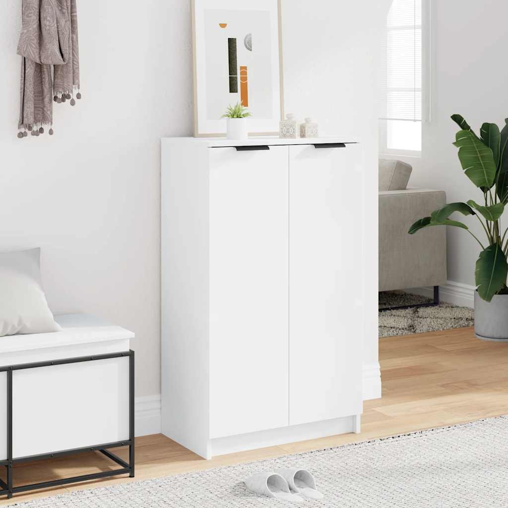 Vidaxl Szafka Na Buty, Biała, 59X35X100 Cm, Materiał Drewnopochodny