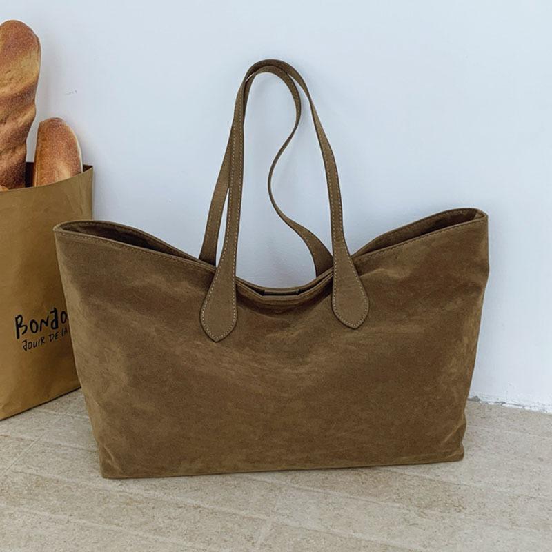 Frosted Retro Bag Women's Large-capacity New Autumn and Winter Versatile Shoulder Underarm Bag Commuter Tote Bag