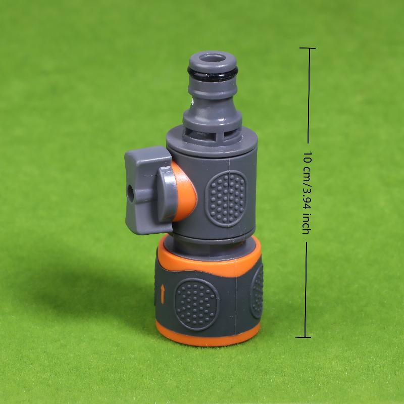 

3Pcs Garden Hose Quick Connect Adapter With Ball Valve Fits 1/2 3/8 3/4 Universal Quick Connector For Garden Watering