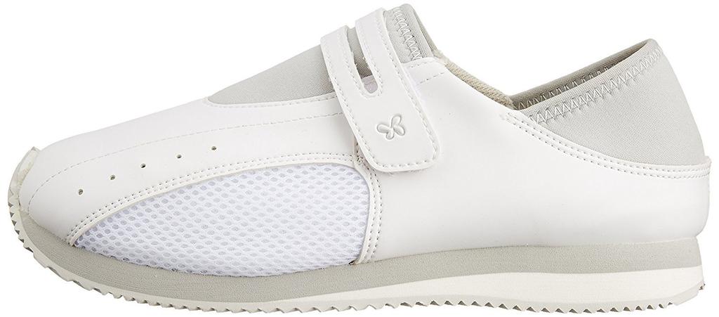 Moonstar Work Omoiyari 510 Nurse Size 3E Women's Sneaker-Style Shoes, Silver, 26cm,