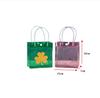 Cute Packaging Bag With Handles Christmas Gift Tote Bag Transparent Pvc Tote Bag Party Favors Bag Candy Apple Packaging Bags
