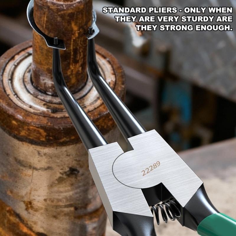 7inch Circlip Pliers Needle Nose Pliers Retaining Rings Pliers For Inner Outer Retaining Rings Industrial Maintenance