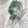 Luxary Brand Design Flower Print Silk Scarf for Women Fashion Hair Headband Foulard Lady Skinny Bag Scarves Neckerchief Tie