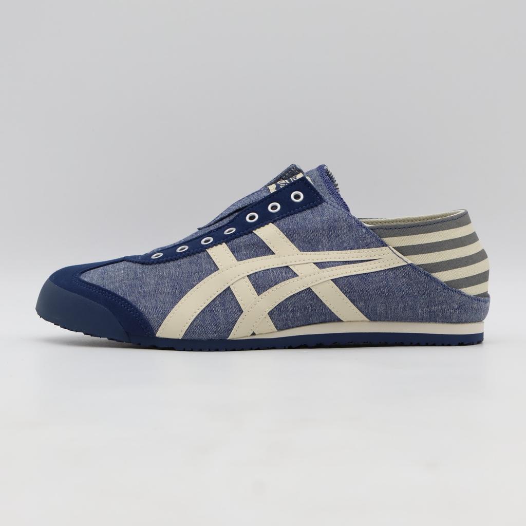1183C233-400 Onitsuka Tiger Mexico 66 Paraty Mavi Chambray Doğal (Erkeklerin)