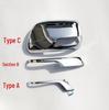 10-20 Prado Rearview Mirror Cover with Bright Strip Decoration for Land Cruiser