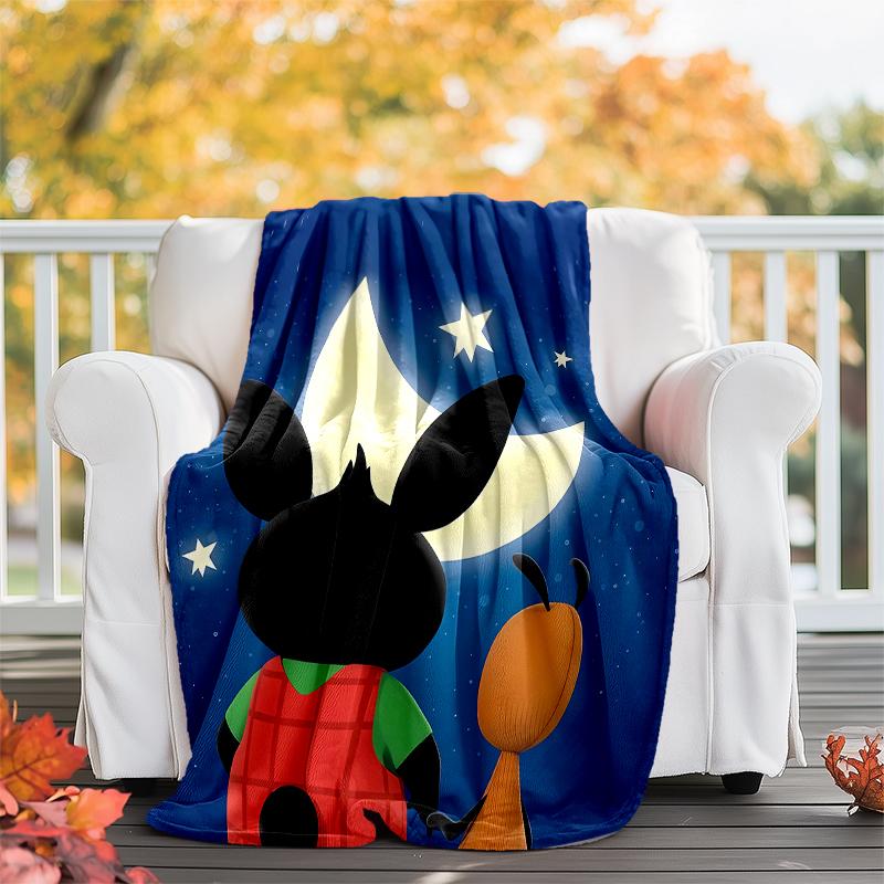 Bing printed throw blanket—soft,warm;versatile blanket for all seasons—perfect as &air-conditioning throw,nap blanket