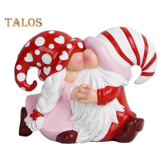 

Фигурка пары гномов на День святого Валентина, настольное украшение для пары гномов, смоляная статуэтка целующейся пары гномов, подарки для девушки, мамы, женщины 1pc