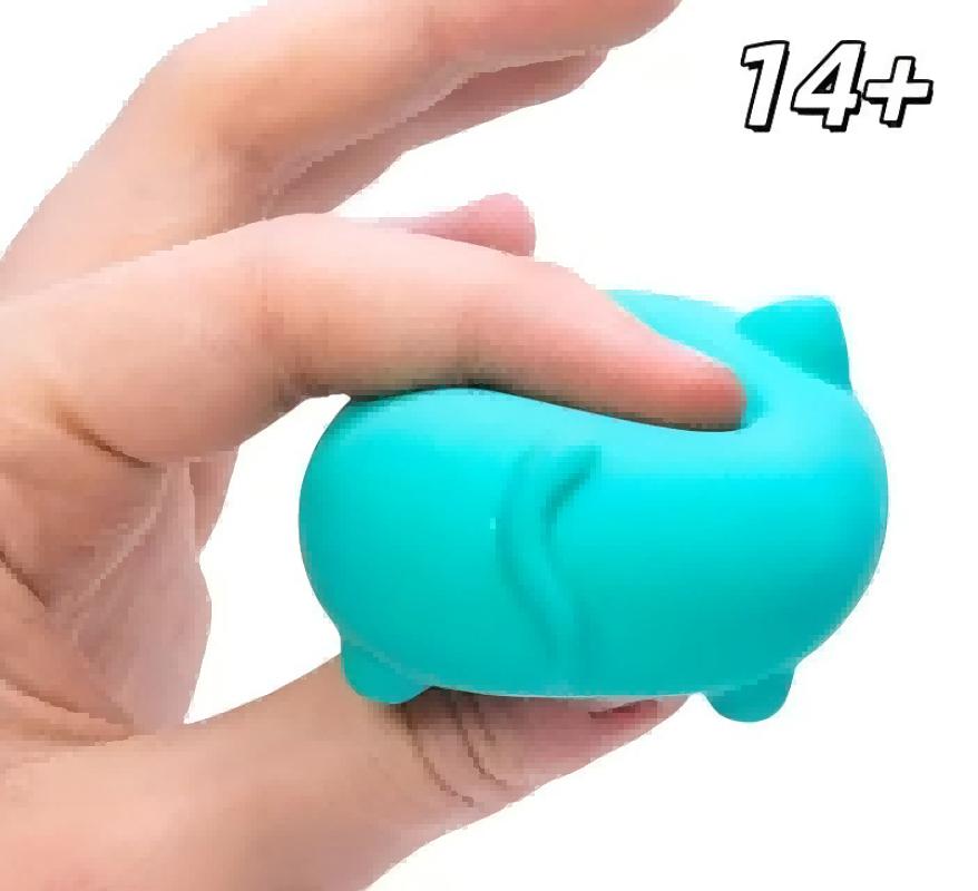 Schylling NEEDOH Cool Cat Squishy Toys Slow Rise Stress Relief Ball Sensory Fidget Toys for Adult Kids Anti-Anxiety Sensory Toys