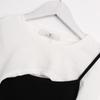 Fake Two-piece Suspender Long Sleeved T-shirt Top Women's Pure Desire Short Top Hottie Streetwear New Fashion Spring and Summer
