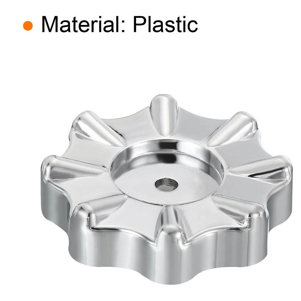 2pcs Round Wheel Handle Faucet Handles Manifold Gauges Knob Plastic// New