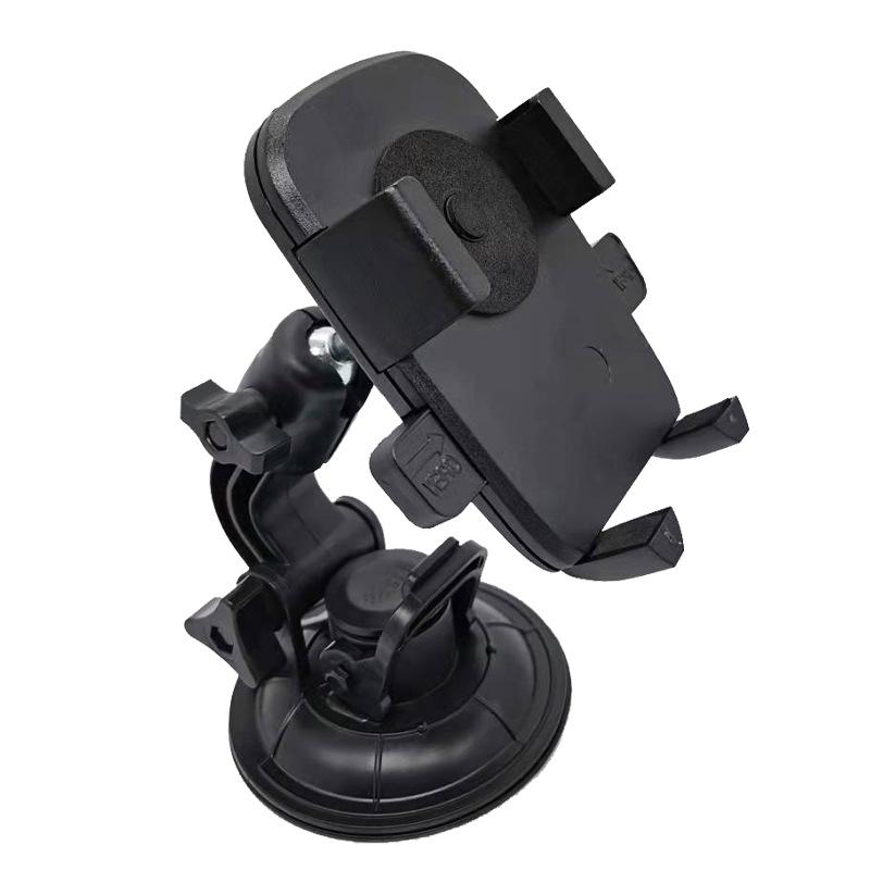 

Креативный держатель для мобильного телефона с большой присоской, держатель для мобильного телефона на велосипед, доставка, мотоцикл, электромобиль чёрный