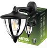 Lampa Ogrodowa Ścienna Zewnętrzna Kinkiet Elewacyjny E27 Led Latarnia Czarna Aretos Lumiled