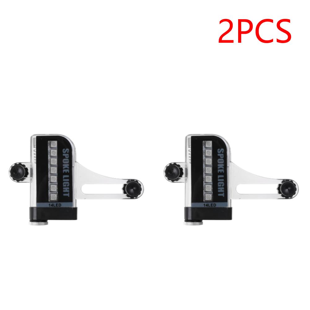 Bicycle Cycling Bike Tyre Tire Wheel Valve 14 LED Flash Spoke Warning Light Cycling Accessories
