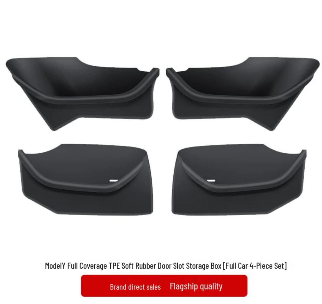 Tesla Model Y/3 Full Wrap Door Slot Storage Box - TPE Accessory