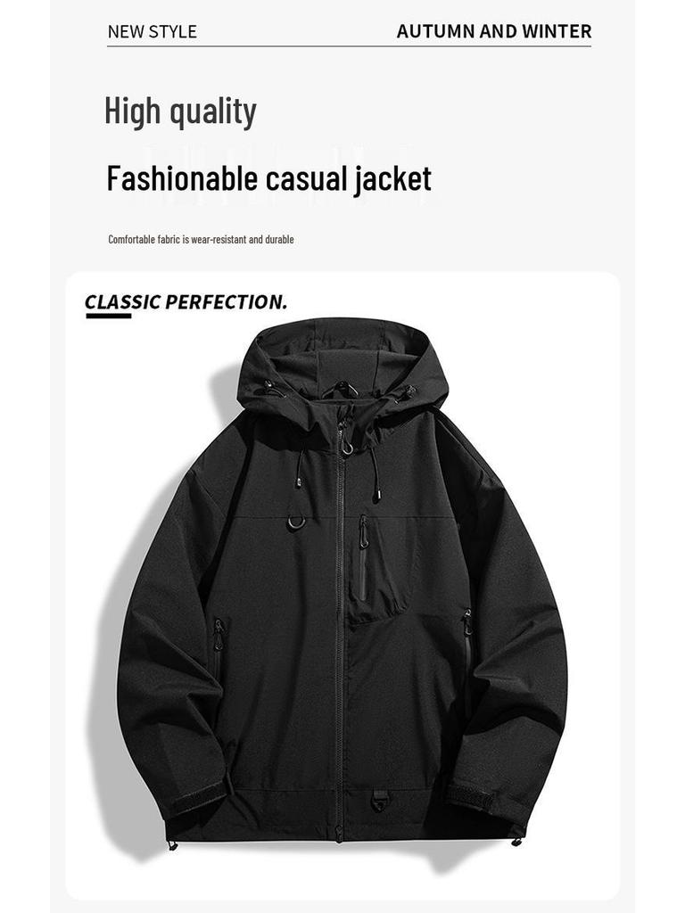 Couple's Windbreaker: Men's & Women's Mountain Jacket - Trendy Outdoor Mountaineering Suit