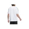 Adidas Striped Print Sports Crew Neck Short Sleeve T-Shirt Men Tops White JF3946