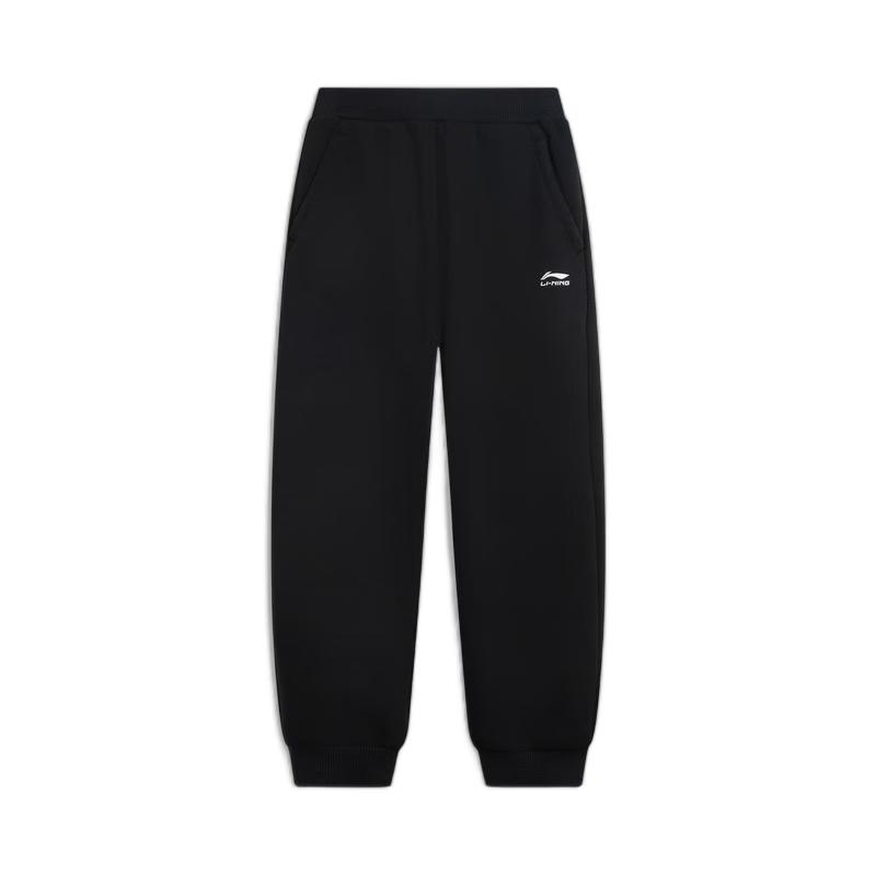 Li-Ning Youth Unisex Fleece-lined Casual Sweatpants YKLV355 XS