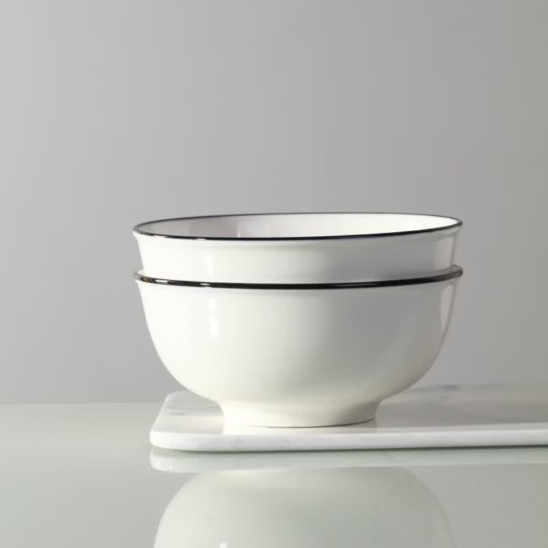 Minimalist Jingdezhen Ceramic Soup Bowl Set
