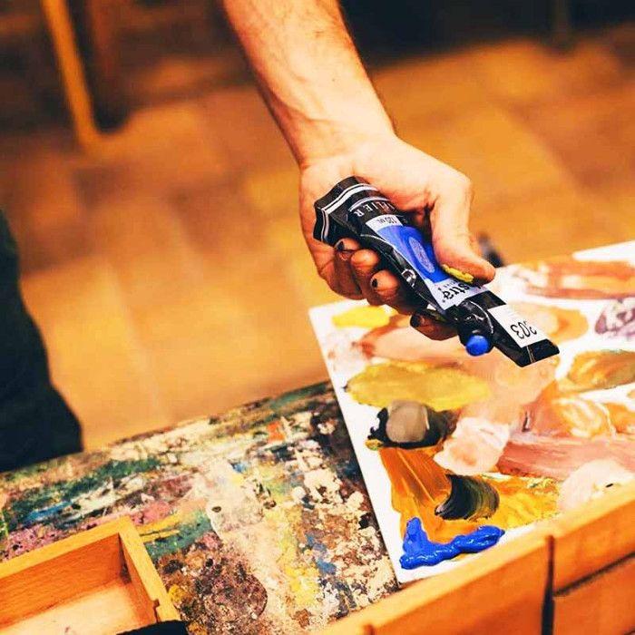 Peinture Acrylique - Sennelier - Abstract - 120ml - Satiné - Jaune Cadmium Profond