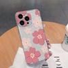 Cute Daisy Floral Print Clear Phone Case For iPhone 17 16 15 14 13 12 11 Pro Max Soft TPU Shockproof Protective Cover
