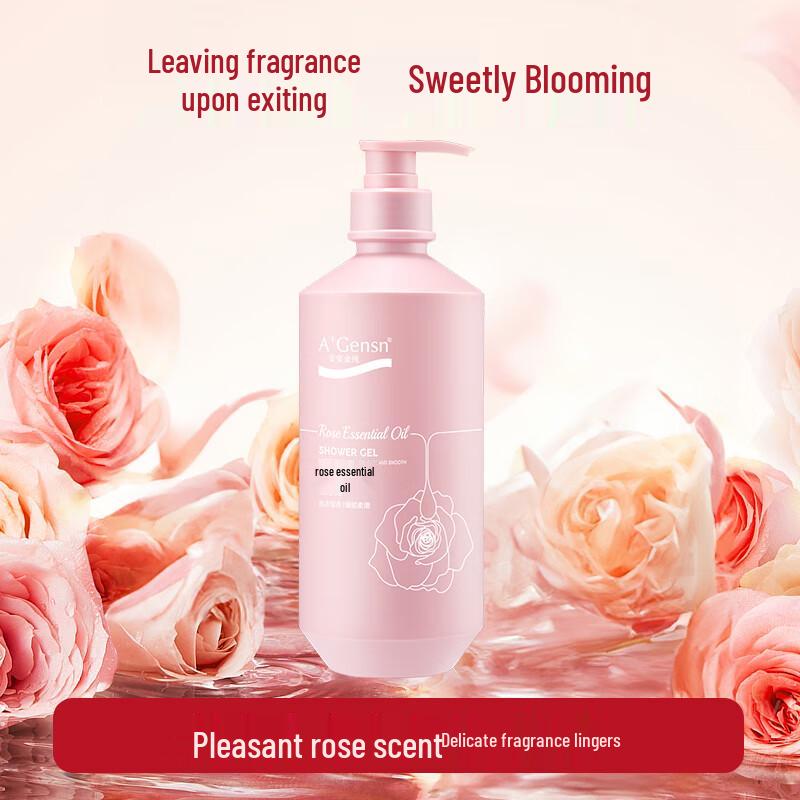 A'Gensn Olive Rose Essential Oil Shower Gel 750g