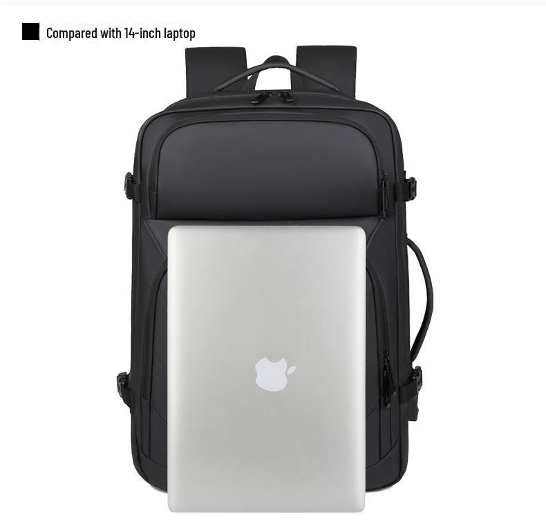 Multifunksjonell utvidbar laptop- og vognryggsekk for menn for forretningspendling og reiser